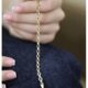 14 Ayar Altın Chain Model Bileklik