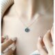 14 Ayar Altın Orta Boy Evil Eye Kolye