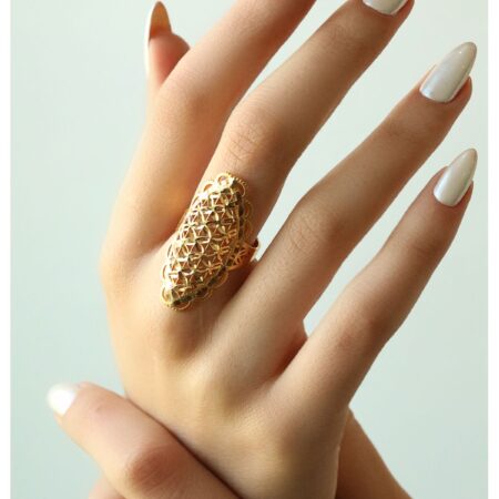 22 Ayar Altın Golden Lace Yüzük
