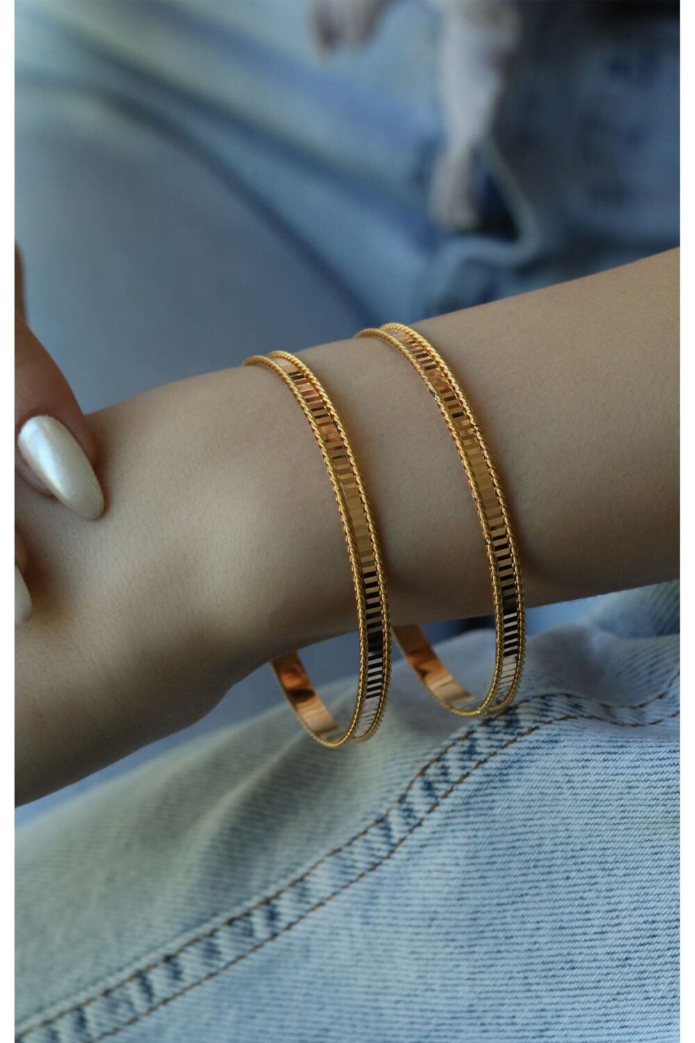 22K 20 Gr Pırıltı Bilezik