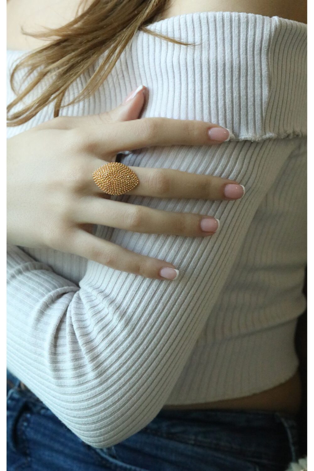 Mini Dorika Örgülü Yüzük