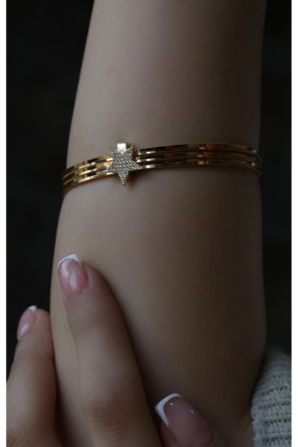 Mini Taşlı Star Model Charm