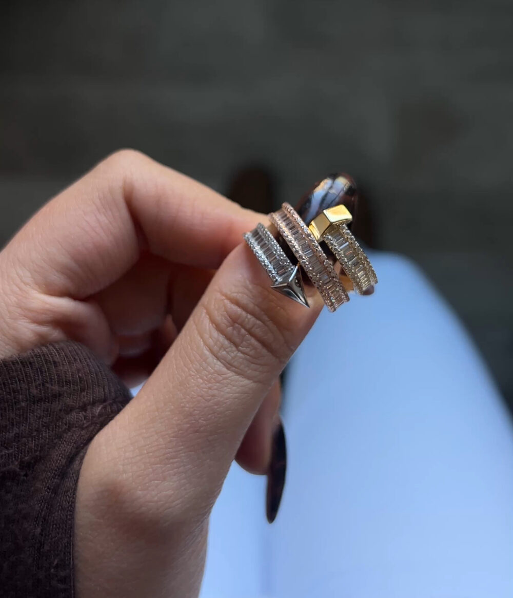 Üç Renk Sarmal Yüzük