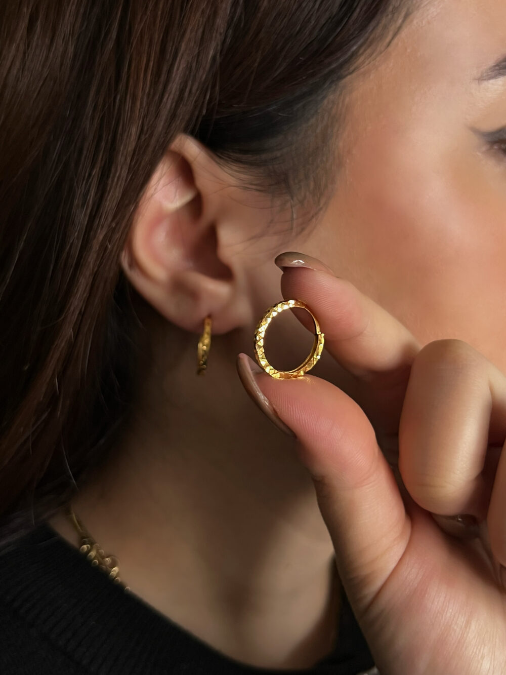 Mirella Glow Halka Küpe