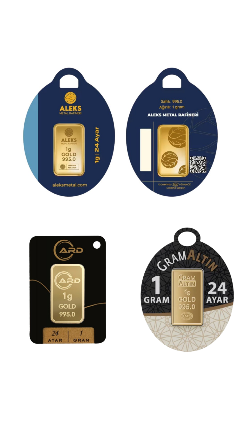 1 GRAM 24 AYAR KÜLÇE ALTIN