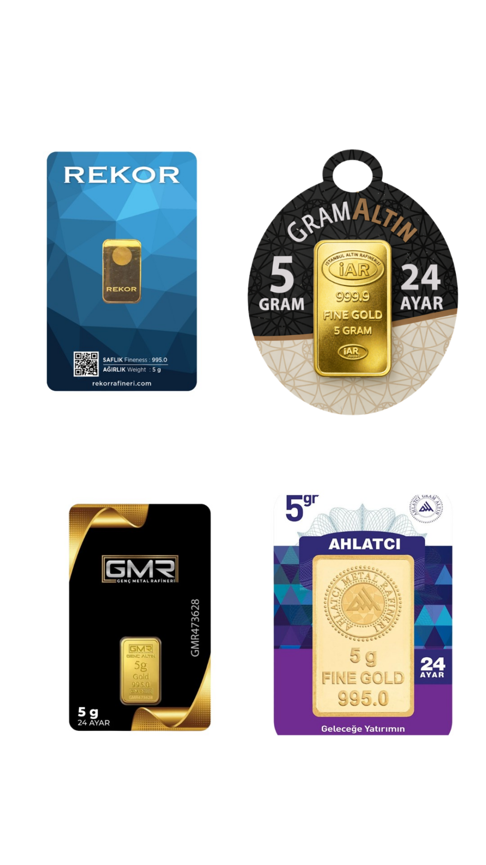 5 GR 24 AYAR KÜLÇE ALTIN